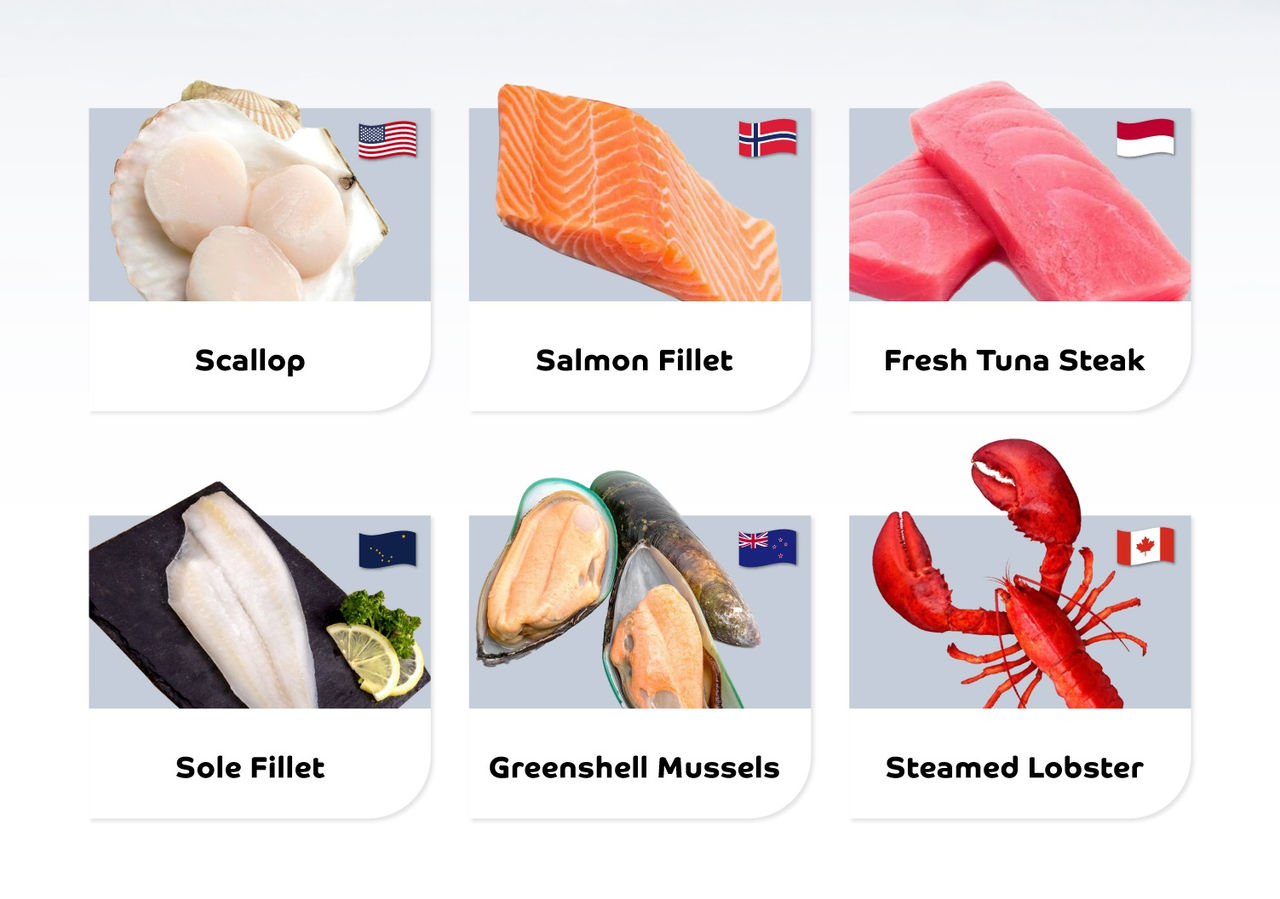 Sub-categorie Meat & Seafood