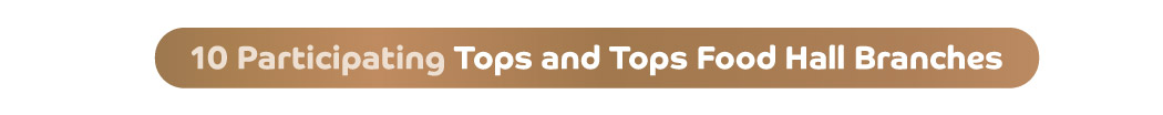 Tops Prime Day Participating Branches