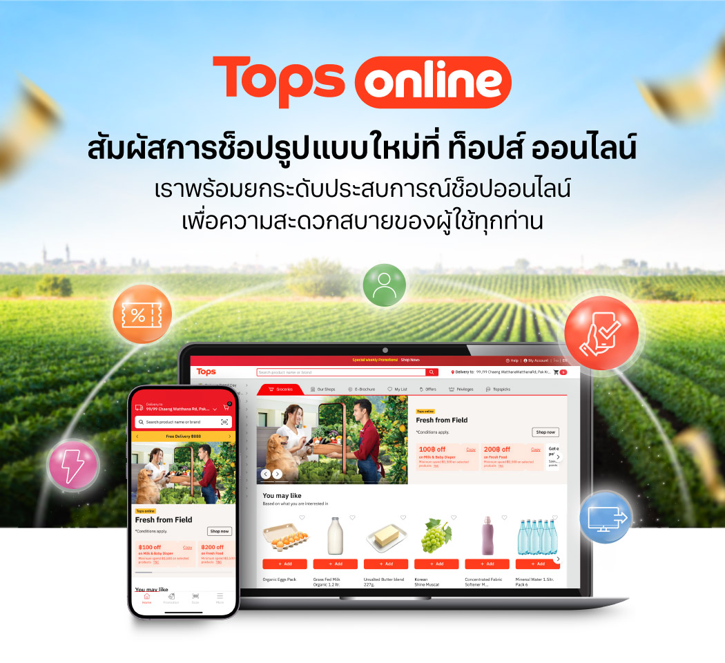 Tops Online New Features Header